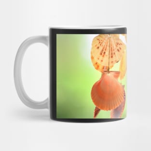 Sea Shells garland, beach decor photography Mug